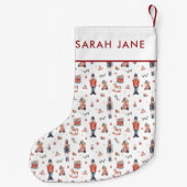 Nutcracker Christmas Strumpf Kleiner Weihnachtsstrumpf (Rückseite)