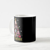 Nutcracker Christmas Tree Ballet Dance Women Kids Kaffeetasse (Vorderseite Links)