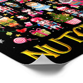 Nutcracker Christmas Tree Ballet Dance Women Kids  Poster (Ecke)