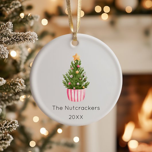 Nutcracker Christmas Tree Foto Keramik Ornament