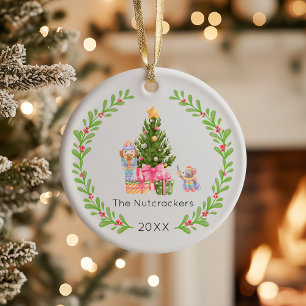 Nutcracker Christmas Tree Foto Keramik Ornament