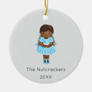 Nutcracker Clara Christmas Foto Keramik Ornament