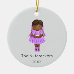 Nutcracker Clara Christmas Foto Keramik Ornament
