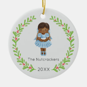 Nutcracker Clara Christmas Foto Keramik Ornament