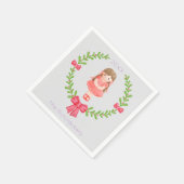 Nutcracker Clara Christmas Serviette (Ecke)