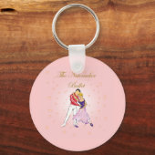 Nutcracker-clara und ihr Prinz(pink) Schlüsselanhänger (Vorderseite)