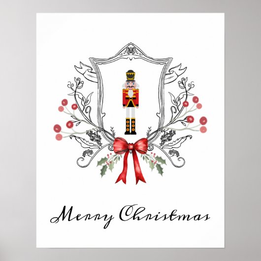 Nutcracker Classic Wappen Art Poster (Vorne)