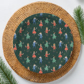 Nutcracker Cocktail Party Christmas Pappteller