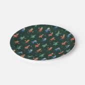 Nutcracker Cocktail Party Christmas Pappteller (Schrägansicht)