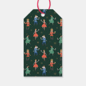 Nutcracker Cocktail "Weihnachtsgrüße" Weihnachten Geschenkanhänger (Rückseite)