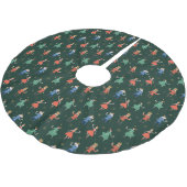 Nutcracker-Cocktailparty-Weihnachten Polyester Weihnachtsbaumdecke (Schrägansicht)