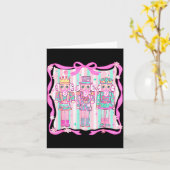 Nutcracker Coquette Nk Bow Xmas Holiday Merry Chri Karte (Gelbe Blume)