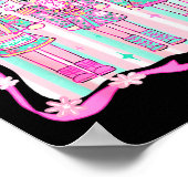 Nutcracker Coquette Nk Bow Xmas Holiday Merry Chri Poster (Ecke)