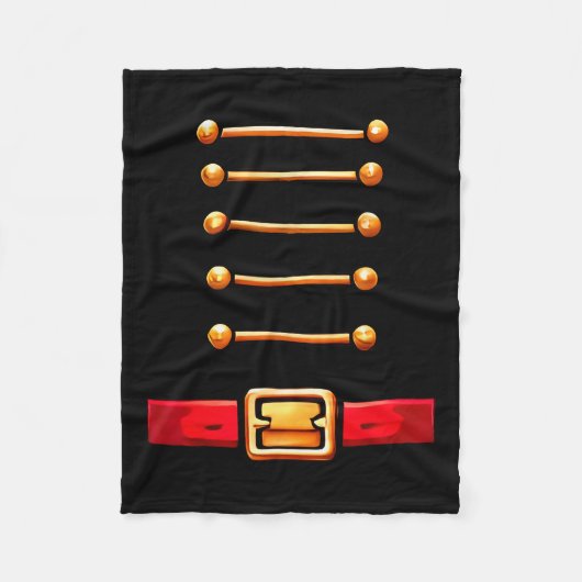 Nutcracker Costume Matching Toy Solider Women Kids Fleecedecke (Vorderseite)