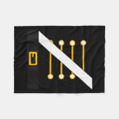 Nutcracker Costume Uniform Matching Toy Soldier Ha Fleecedecke (Vorderseite (Horizontal))