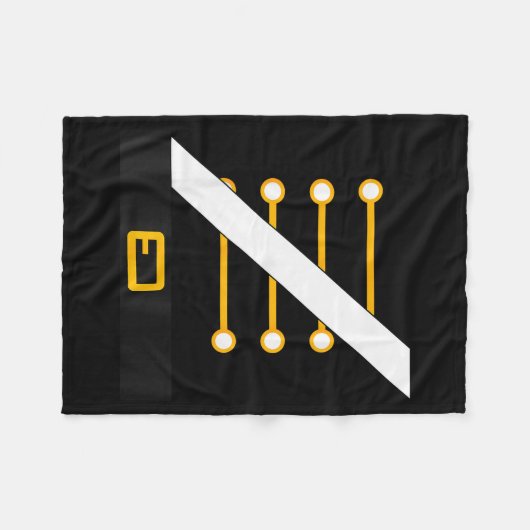 Nutcracker Costume Uniform Matching Toy Soldier Ha Fleecedecke (Vorderseite (Horizontal))