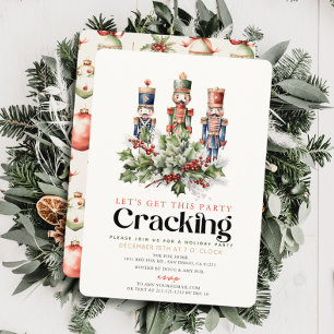 Nutcracker Cracker Weihnachtsfeier Einladung