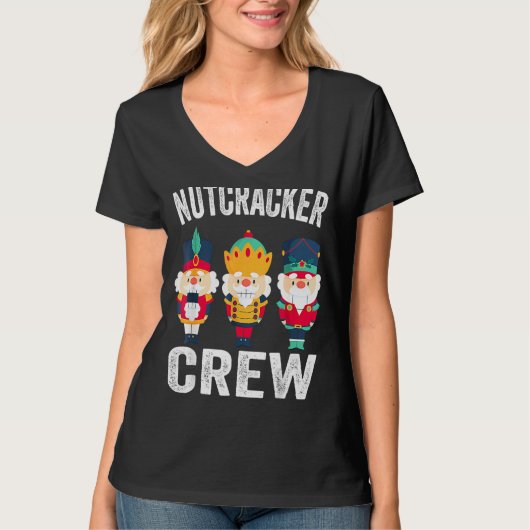 Nutcracker Crew Christmas Nutcracker Kinder Funny T-Shirt (Vorderseite)
