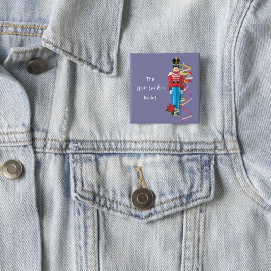 Nutcracker Dance Ballet Performance Congratulation Button (Beispiel)