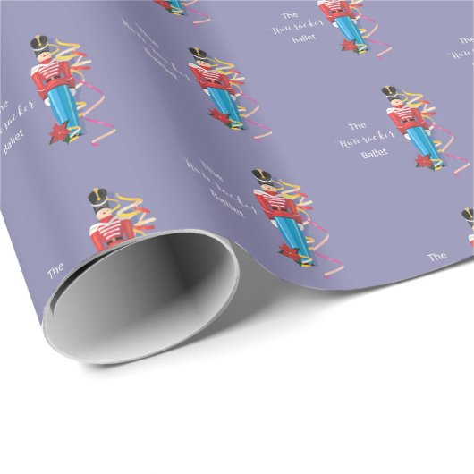 Nutcracker Dance Ballet Performance Congratulation Geschenkpapier (Rolleneckpunkt)