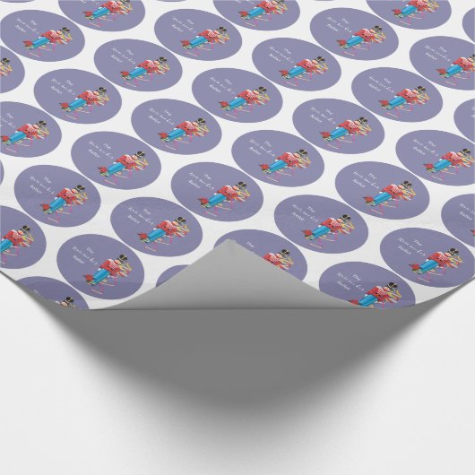 Nutcracker Dance Ballet Performance Congratulation Geschenkpapier (Ecke)