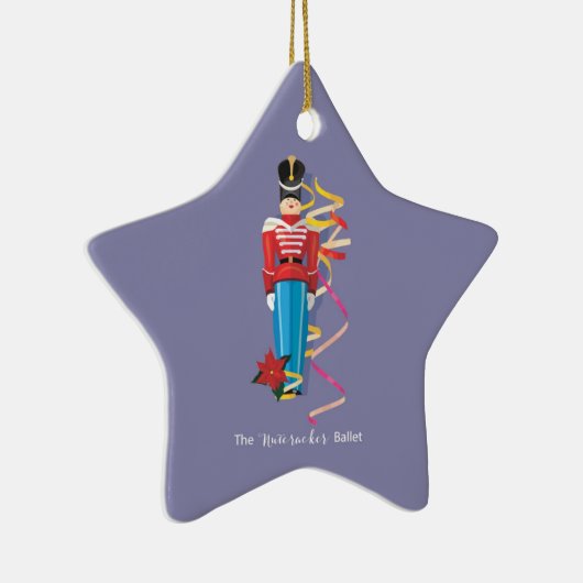 Nutcracker Dance Ballet Performance Congratulation Keramik Ornament (Rechts)