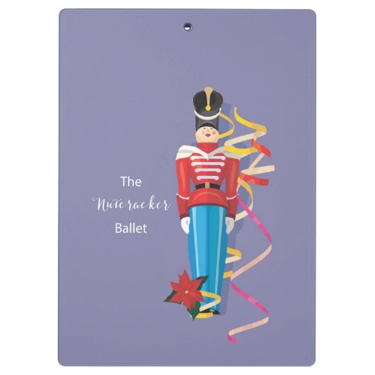 Nutcracker Dance Ballet Performance Congratulation Klemmbrett (Rückseite)