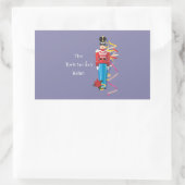 Nutcracker Dance Ballet Performance Congratulation Rechteckiger Aufkleber (Tasche)