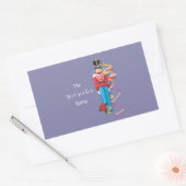 Nutcracker Dance Ballet Performance Congratulation Rechteckiger Aufkleber (Umschlag)