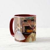 Nutcracker Dancing Ballerinas Holiday Tasse (Vorderseite Links)