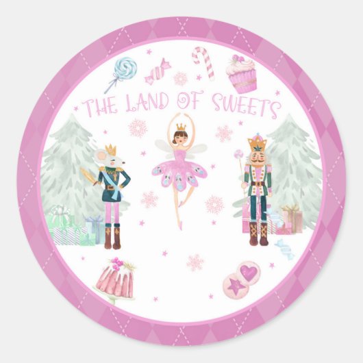 Nutcracker - Das Land der Süßigkeiten Runder Aufkleber (Vorderseite)