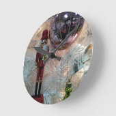 NUTCRACKER/DEKORATIONSKRISTMAS KLICKEN RUNDE WANDUHR (Winkel)