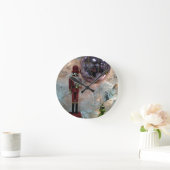 NUTCRACKER/DEKORATIONSKRISTMAS KLICKEN RUNDE WANDUHR (Zuhause)