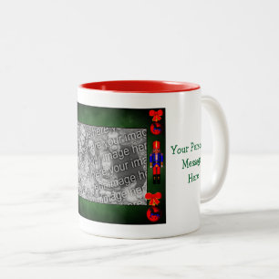 Nutcracker Design Christmas Foto  Zweifarbige Tasse