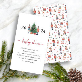 Nutcracker Display Showumrandkarte Begleitkarte