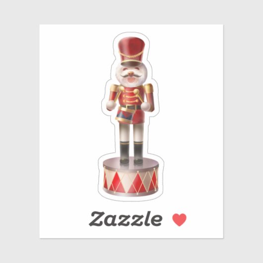 Nutcracker Dog Soldier Aufkleber (Blatt)