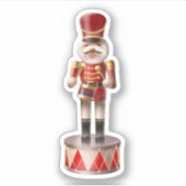 Nutcracker Dog Soldier Aufkleber (Vorderseite)