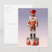 Nutcracker Dog Soldier Feiertagspostkarte (Vorne/Hinten)