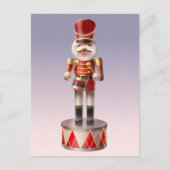 Nutcracker Dog Soldier Feiertagspostkarte (Vorderseite)