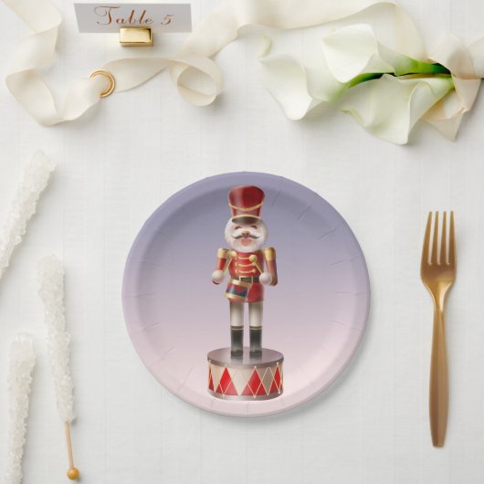 Nutcracker Dog Soldier Pappteller (Hochzeit)