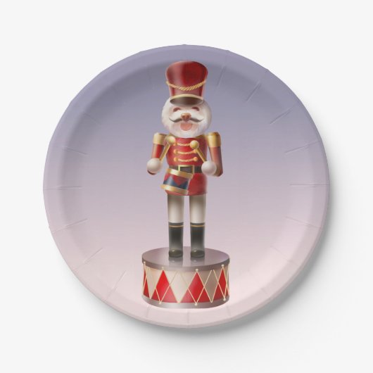 Nutcracker Dog Soldier Pappteller (Vorderseite)