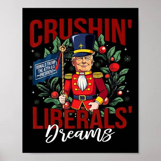 Nutcracker Donald Trump Der 47. Präsident Funny H Poster (Vorne)