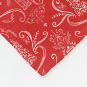 Nutcracker doodle blanket fleecedecke (Ecke)