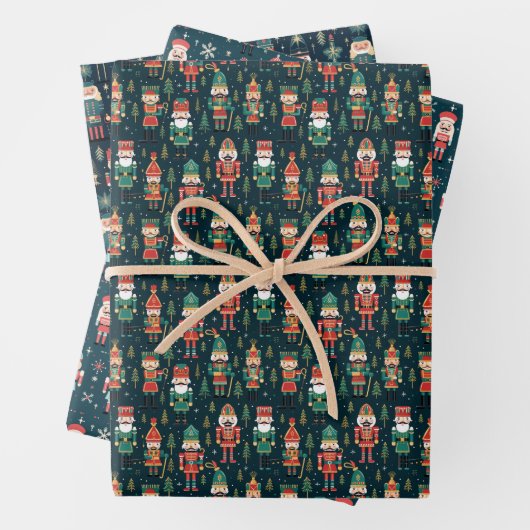 Nutcracker Dreams Wrapping Paper Geschenkpapier Set (Beispiel)