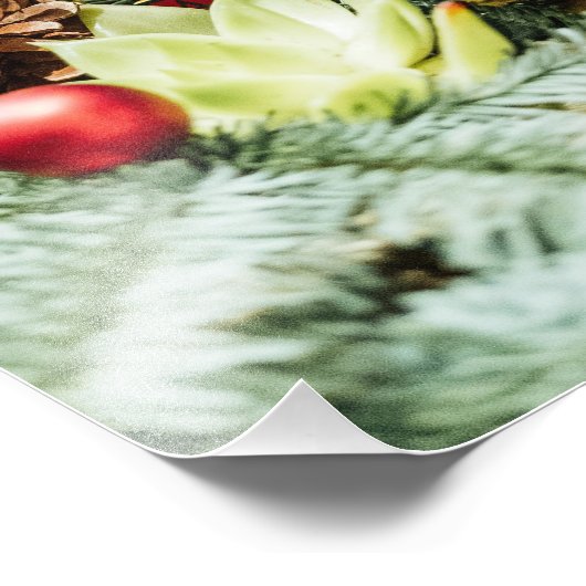 Nutcracker Drummer Figage Weihnachtsmauer Kunst Fotodruck (Ecke)