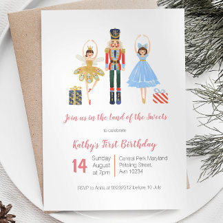 NUTCRACKER Einladung zum Geburtstag