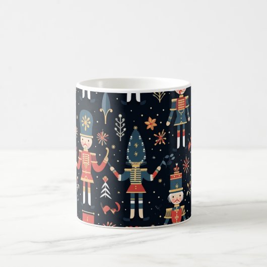 Nutcracker Elegance Festive Pattern Collection" Kaffeetasse (Mittel)