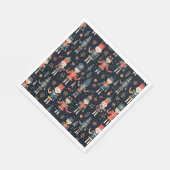 Nutcracker Elegance Festive Pattern Collection Serviette (Ecke)