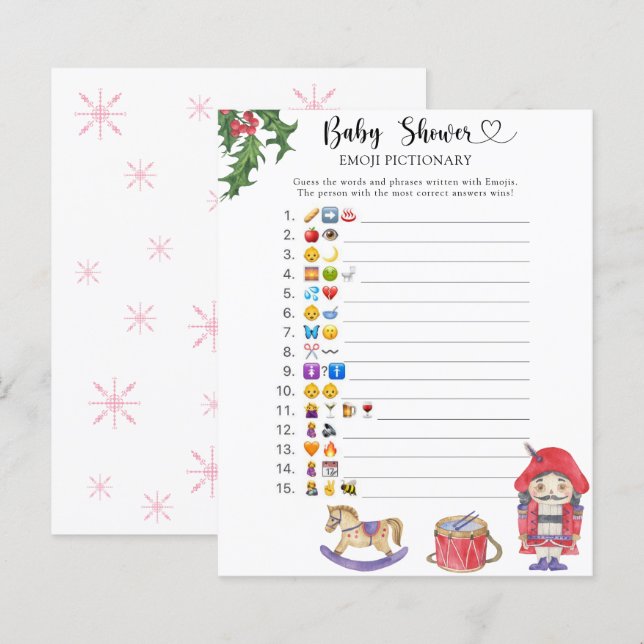 Nutcracker - Emoji-Picknickspiel (Vorne/Hinten)