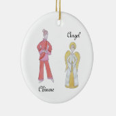 Nutcracker Engel/Chinese Keepake Ornament (Rechts)